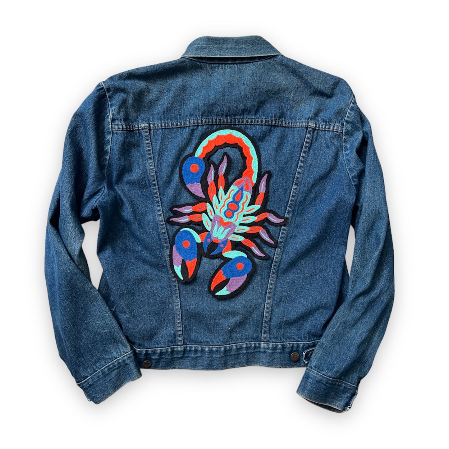 Real Gold + Die Trying Scorpion Backpatch