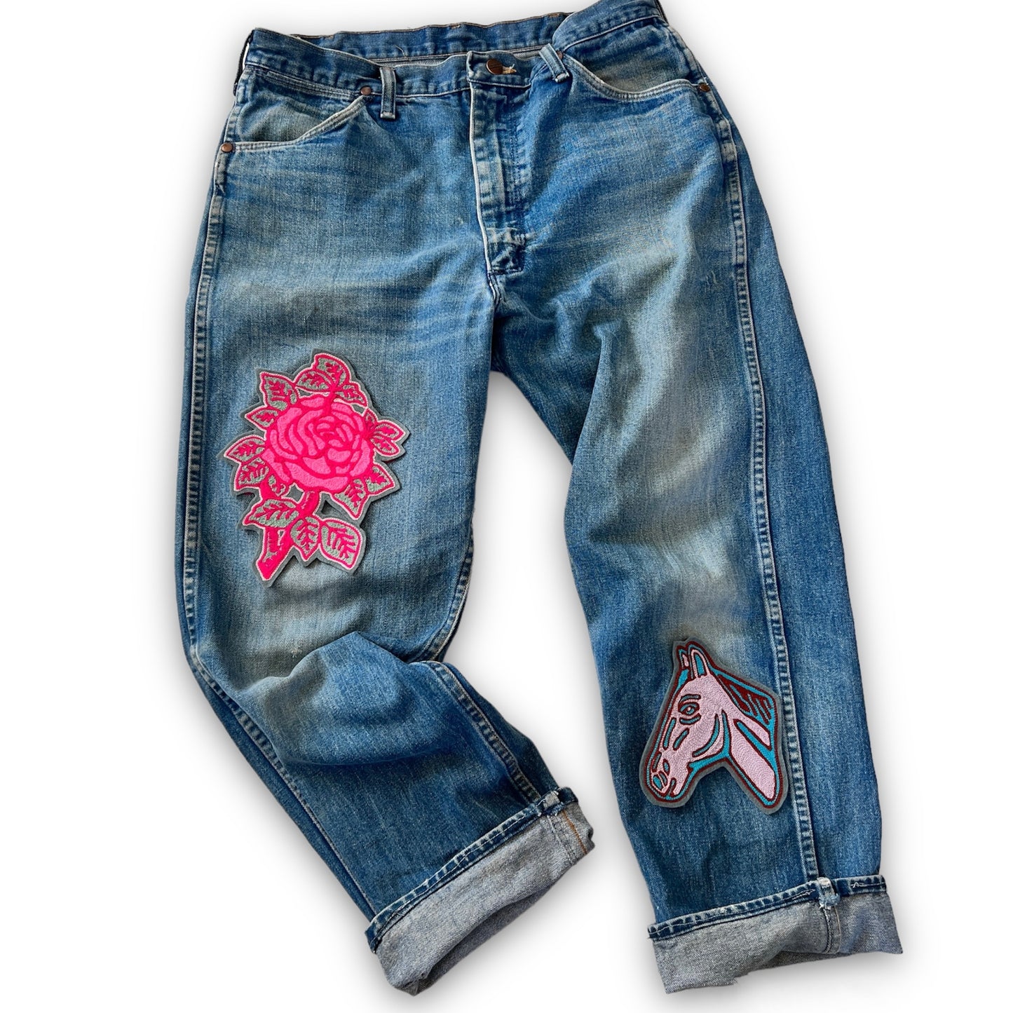 Neon Rose Patch