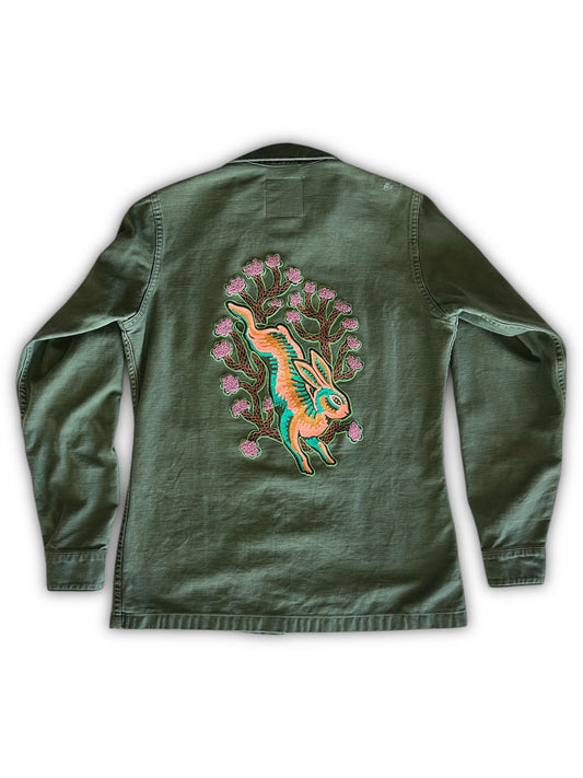 Vintage Military Shirt - Jackrabbit Thistle