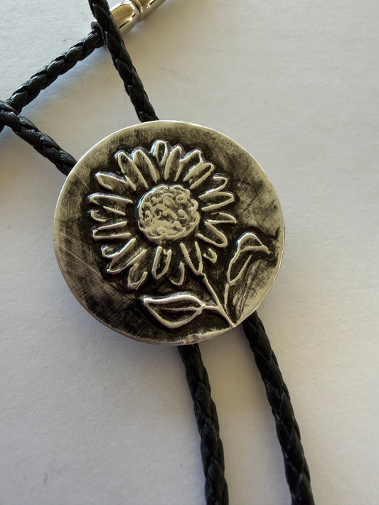 Antique Button Bolo Tie - 7