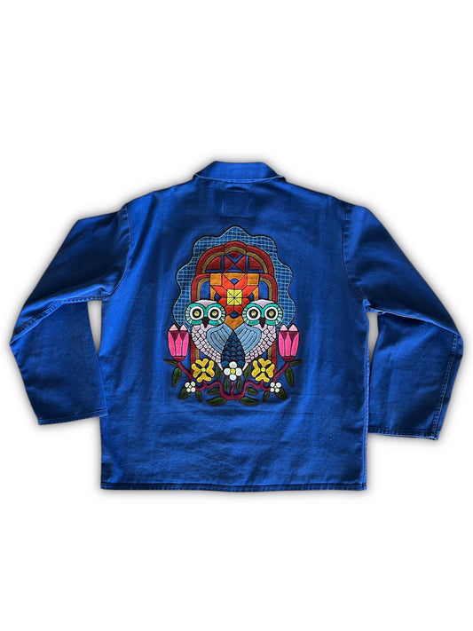 Vintage Chore Coat - Cowboy Owls