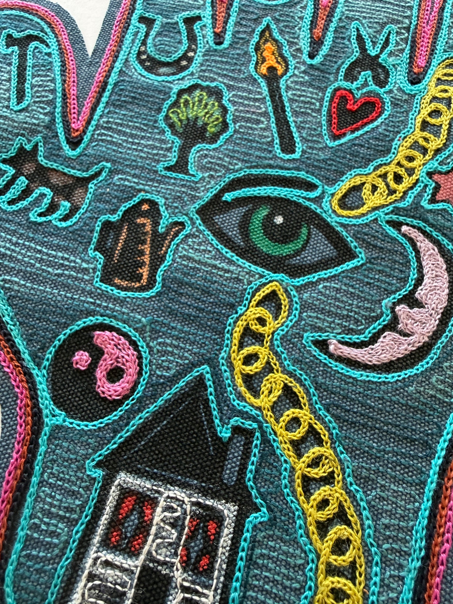 Magic Hand Backpatch Blue Multi