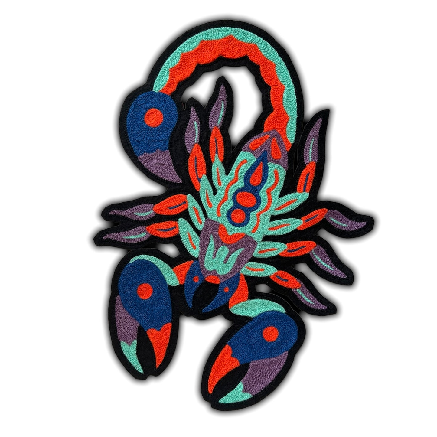 Real Gold + Die Trying Scorpion Backpatch