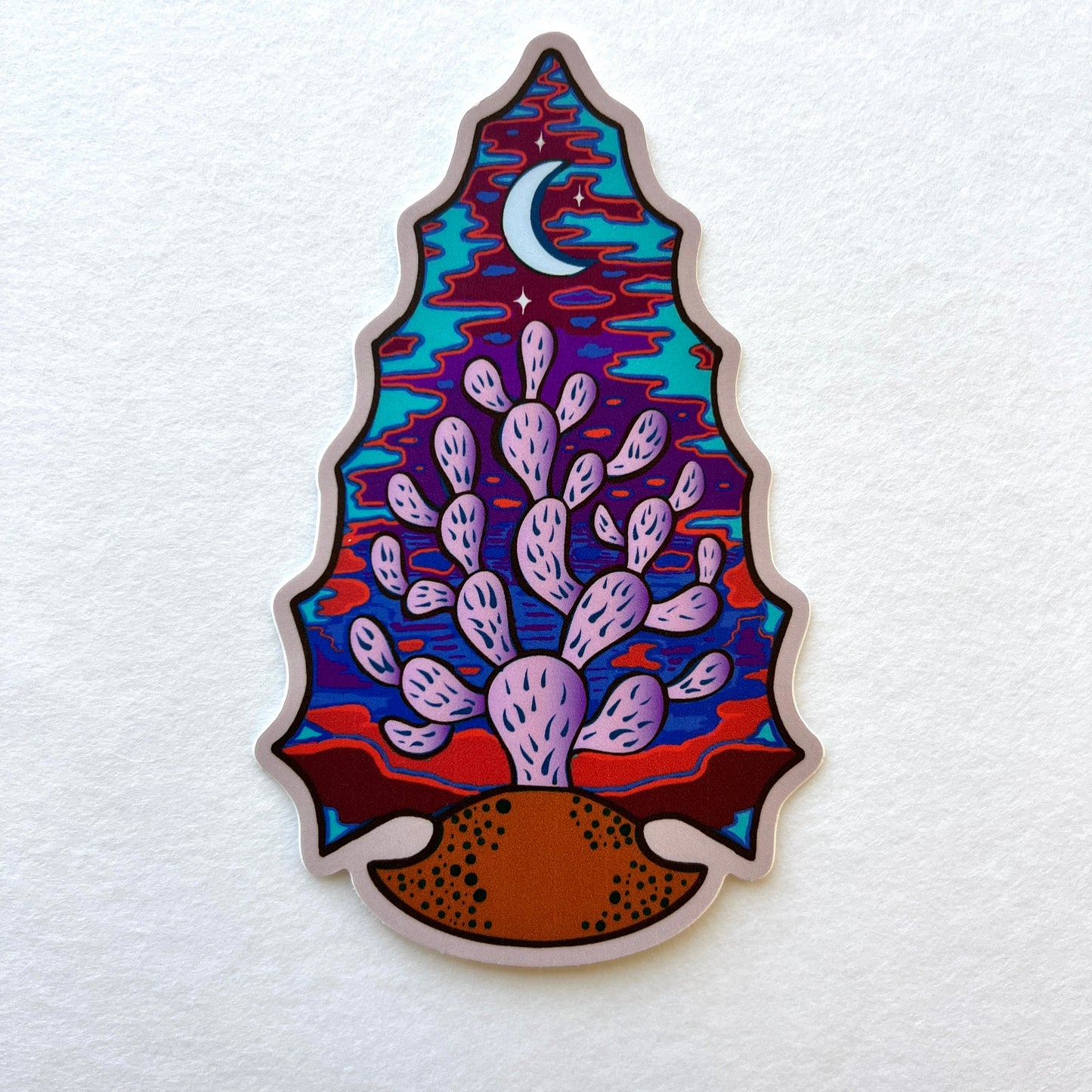 Nopales Sunset Sticker