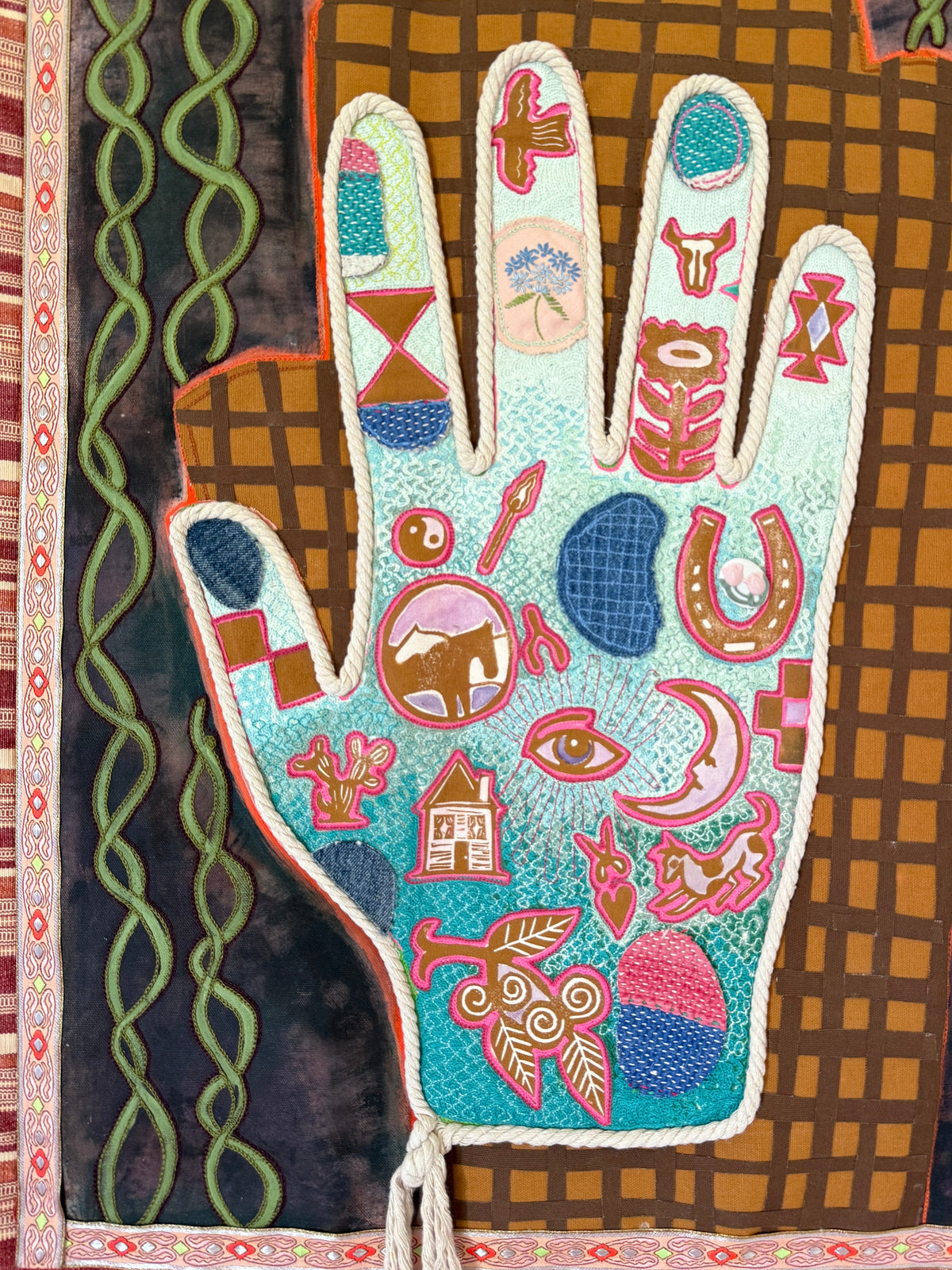 Magic Hand Mixed Media Wall Hanging 02