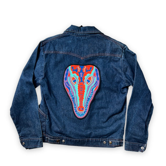 Real Gold + Die Trying Gator Backpatch