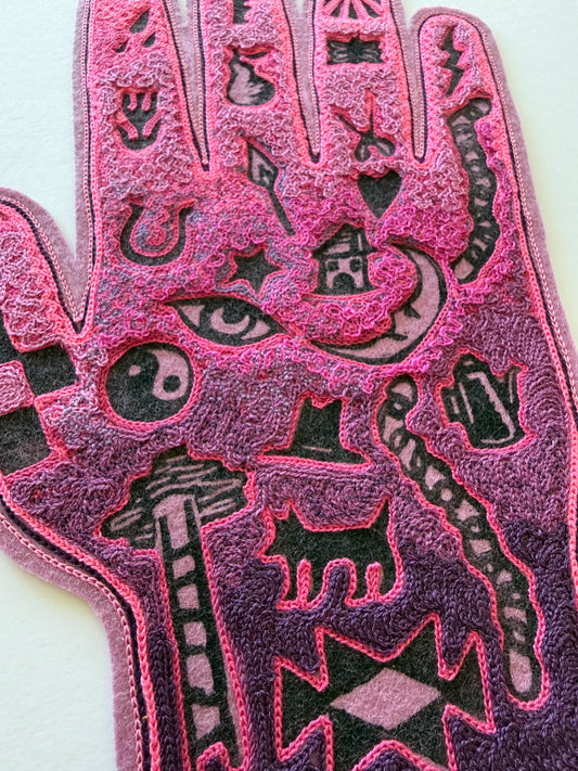 Magic Hand Backpatch Pink Purple 04