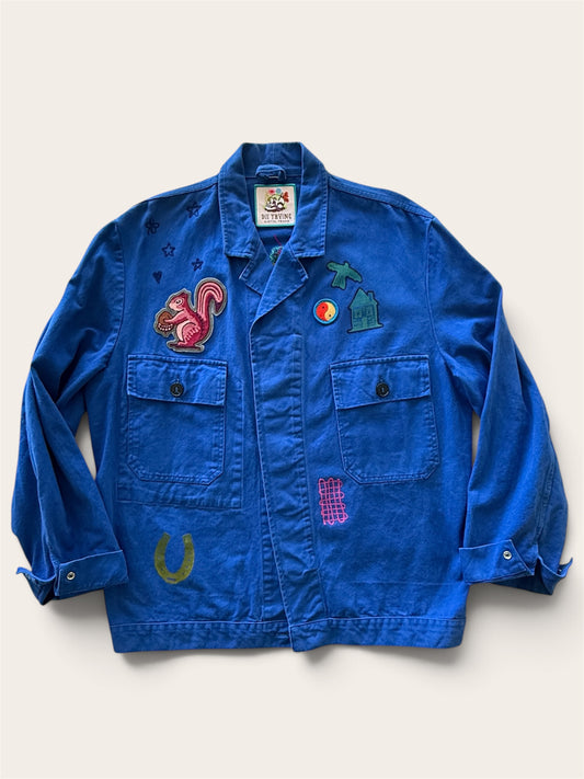 Vintage Blue Jacket - Unicorn
