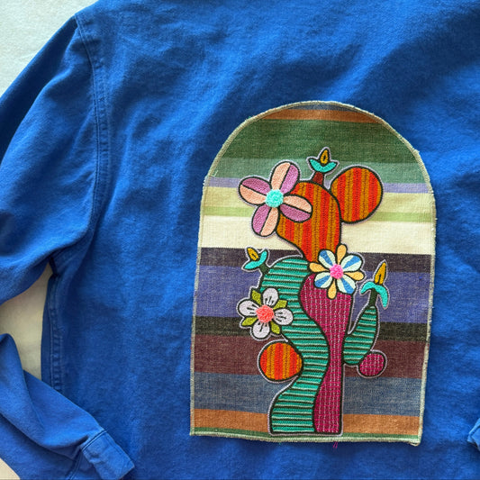 Serape Cactus Backpatch