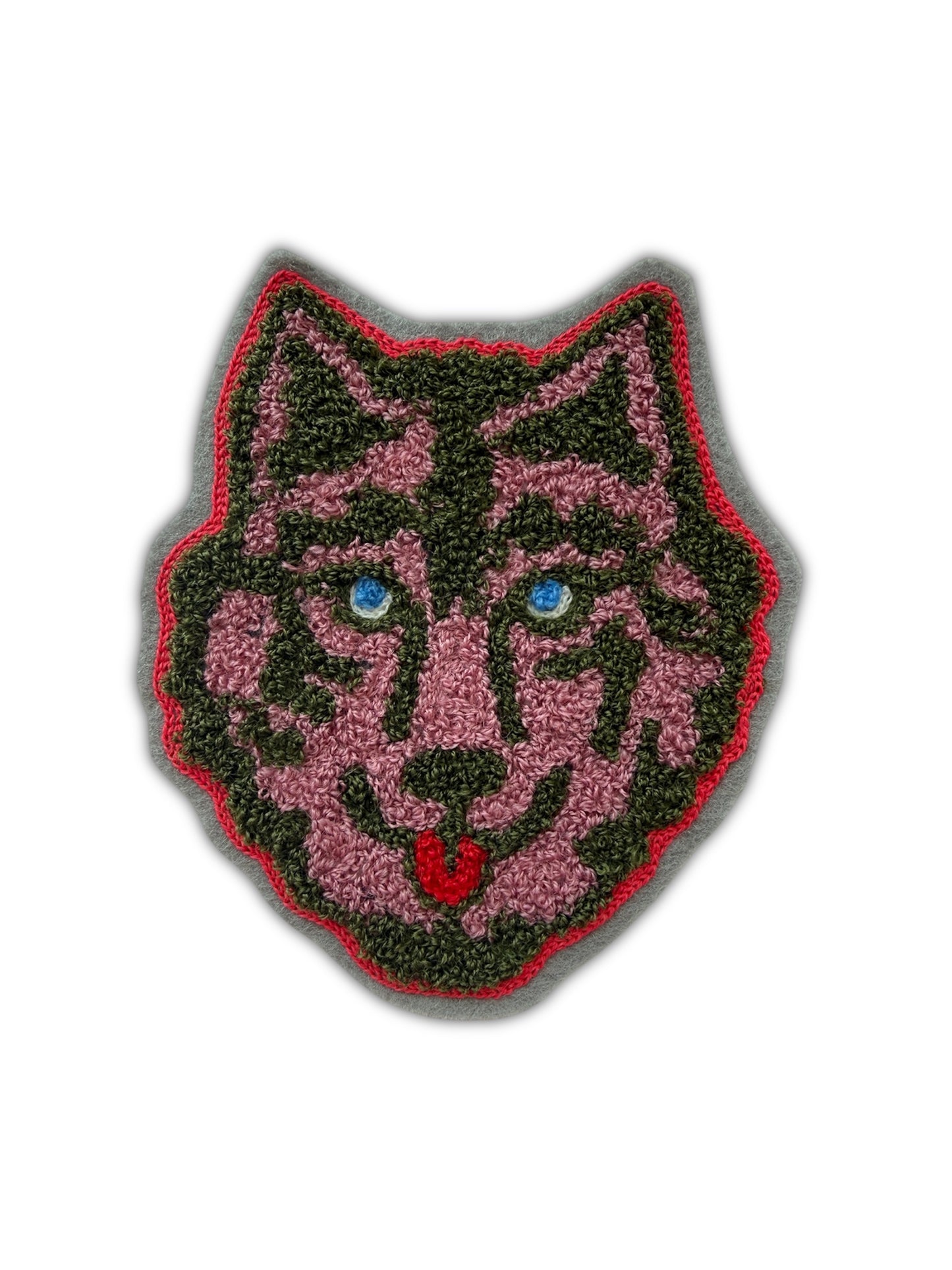 Weird Wolf Mascot Patch