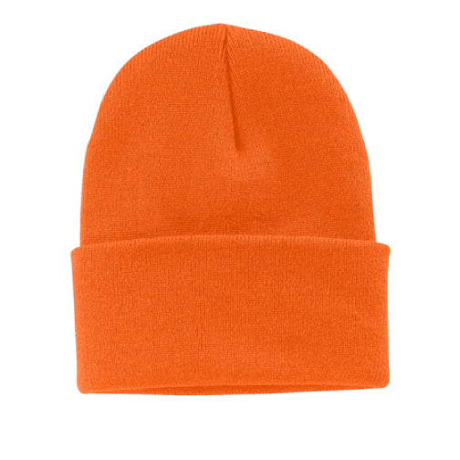 Knit Beanie with Custom Chainstitch