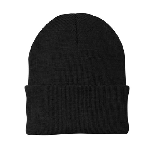 Knit Beanie with Custom Chainstitch