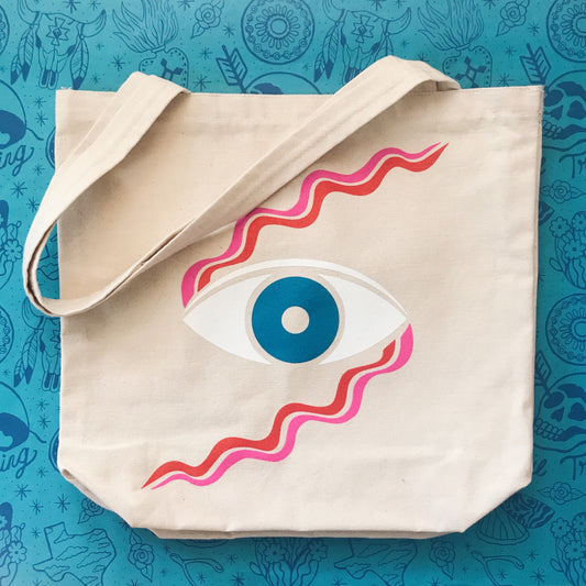 Eye Wave Tote Bag