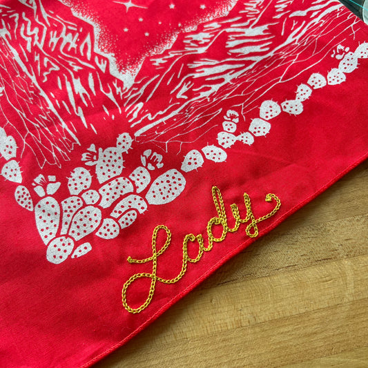 The Solitario Bandana Red