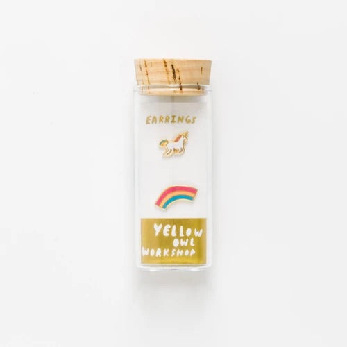 Unicorn and Rainbow Earrings