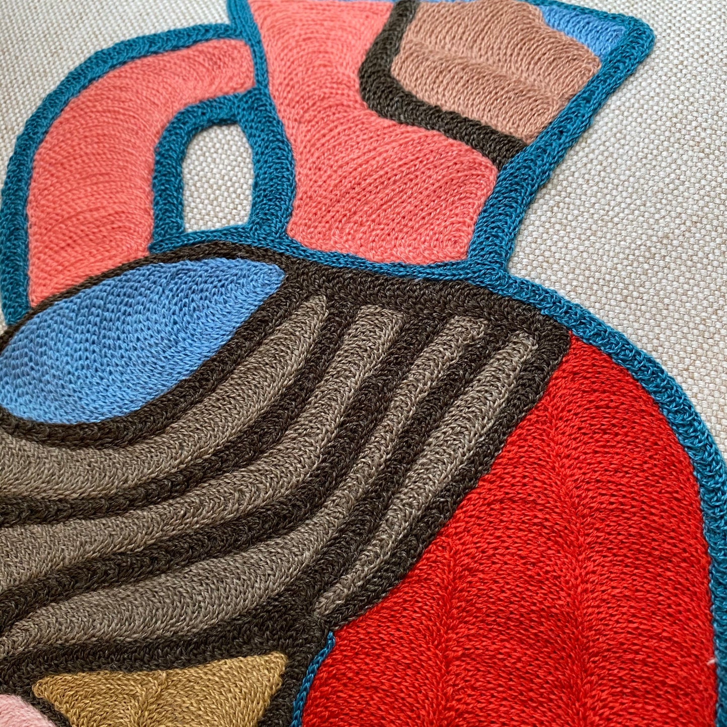 Painted Vessel Pillow