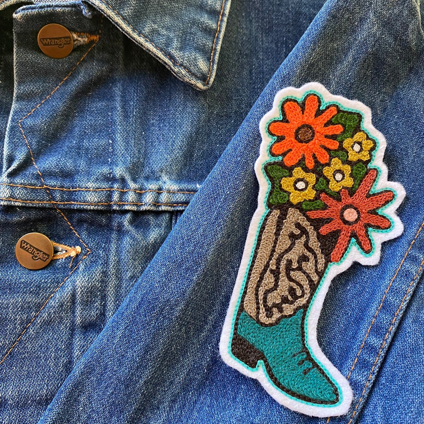 Boot Blooms Patch