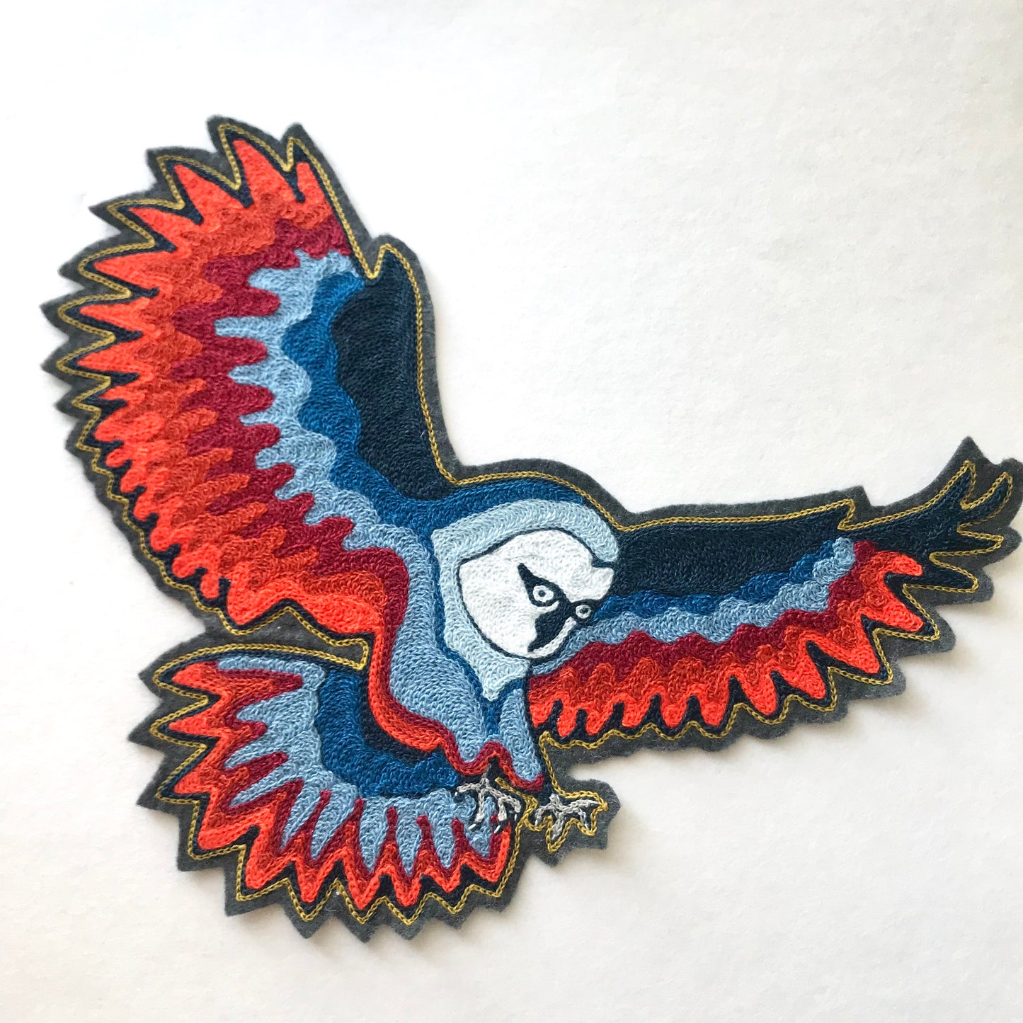 Blue Swooping Owl-Sample