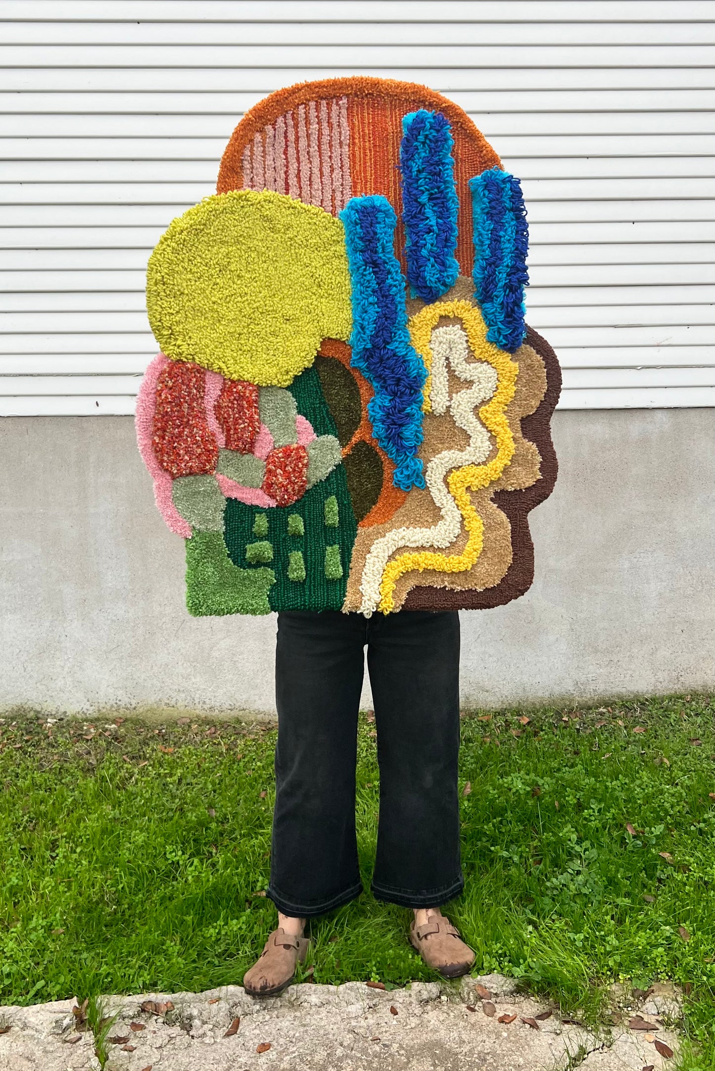 Sunny Tufted Wall Hanging