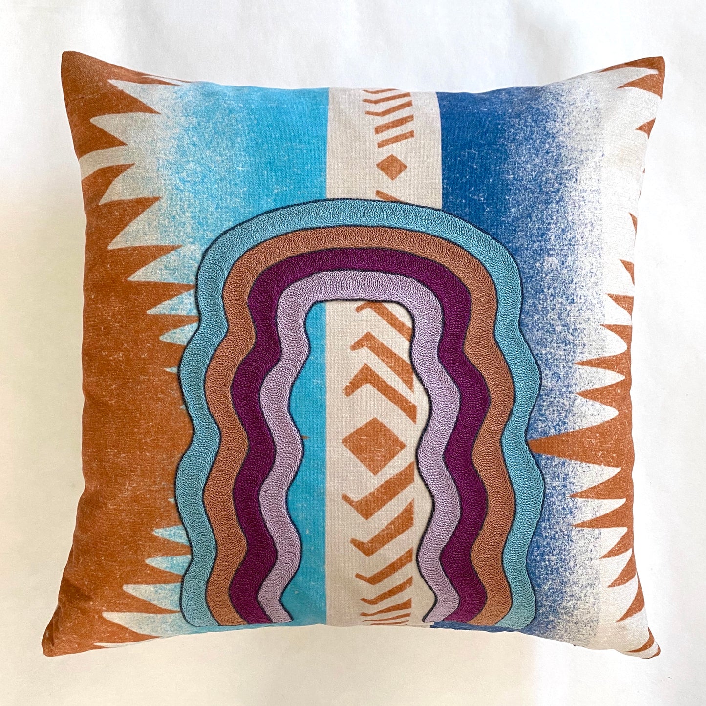 Wave Pillow Orange