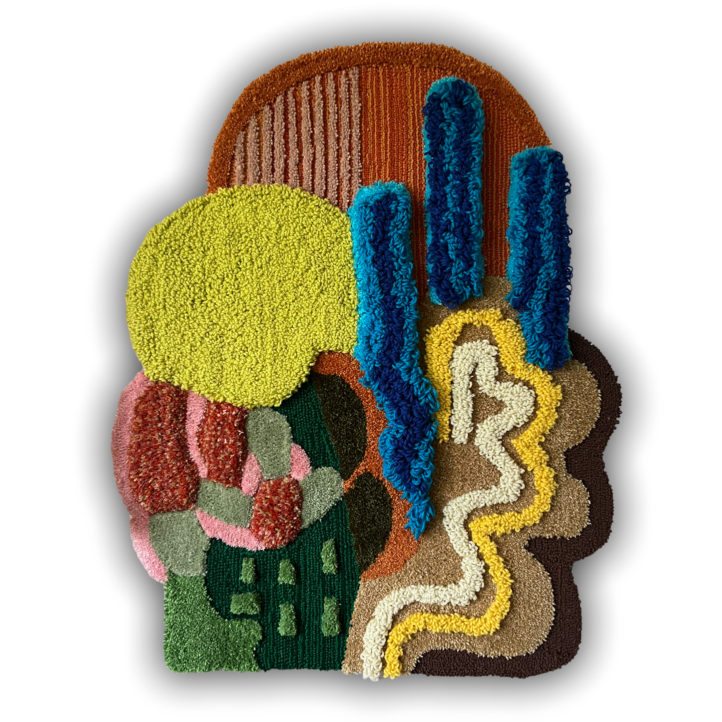 Sunny Tufted Wall Hanging