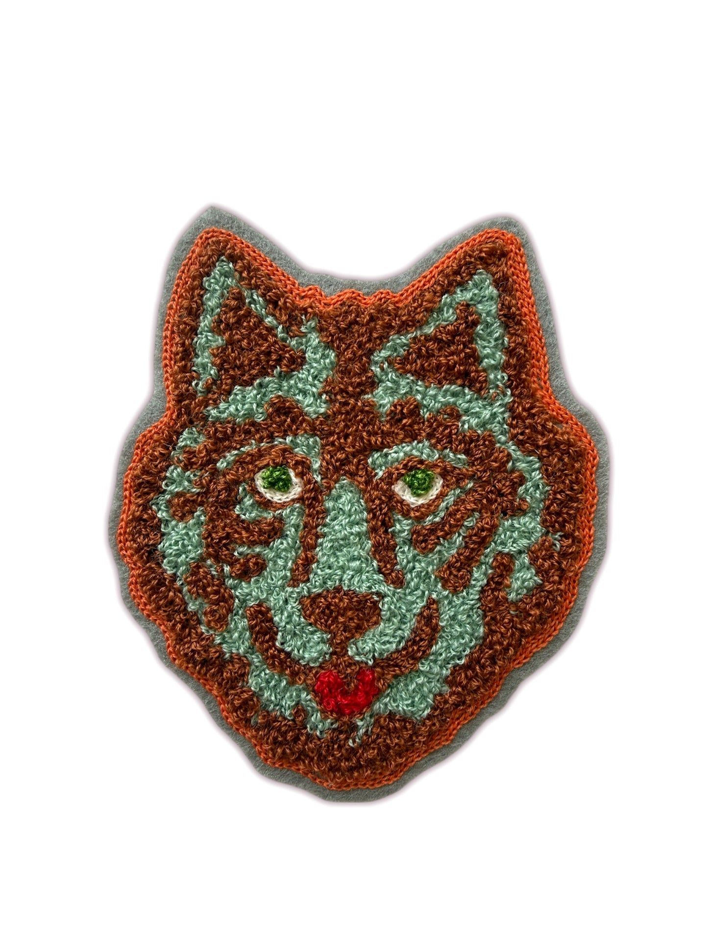 Weird Wolf Mascot Patch