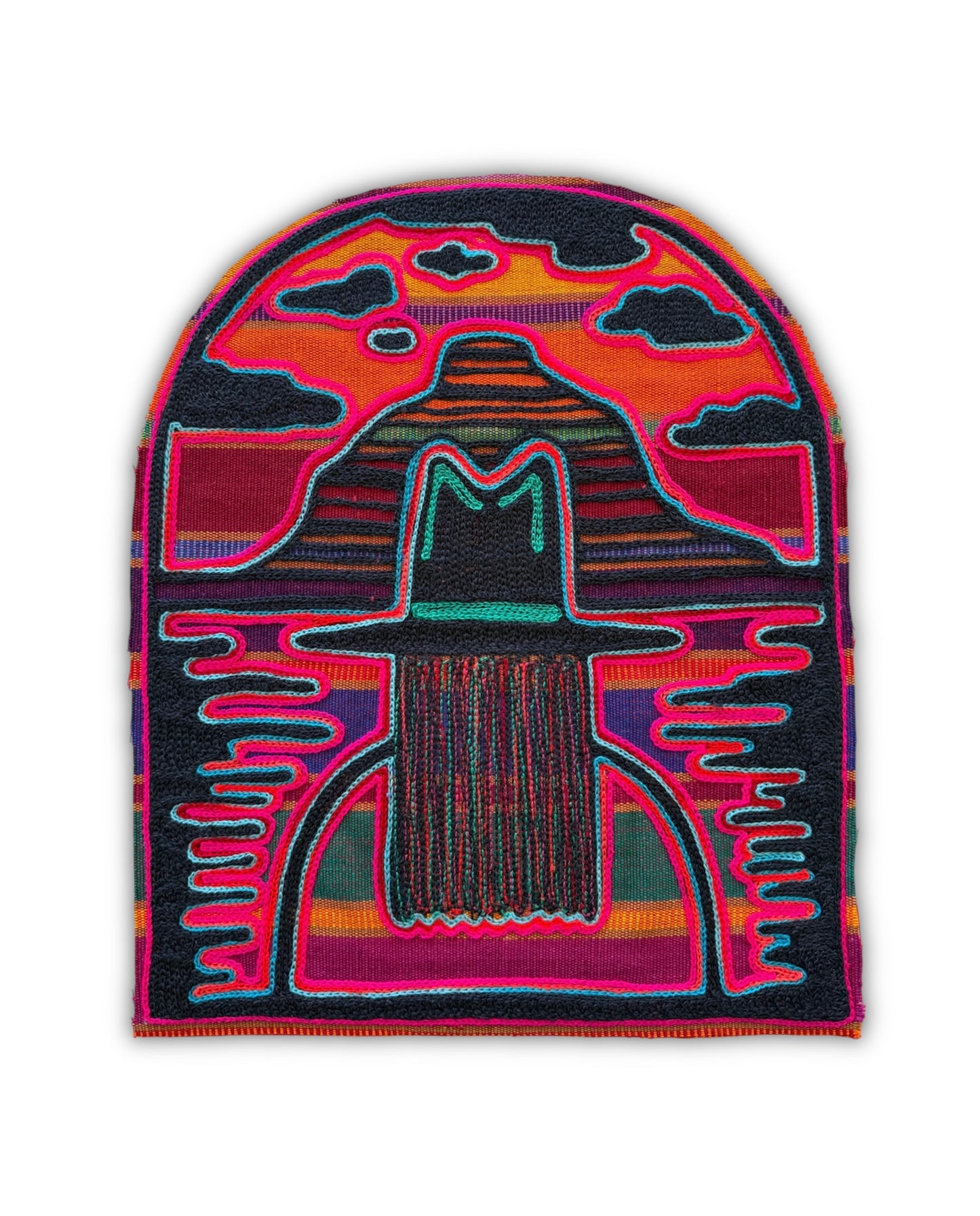 Sunset View Serape Backpatch 01