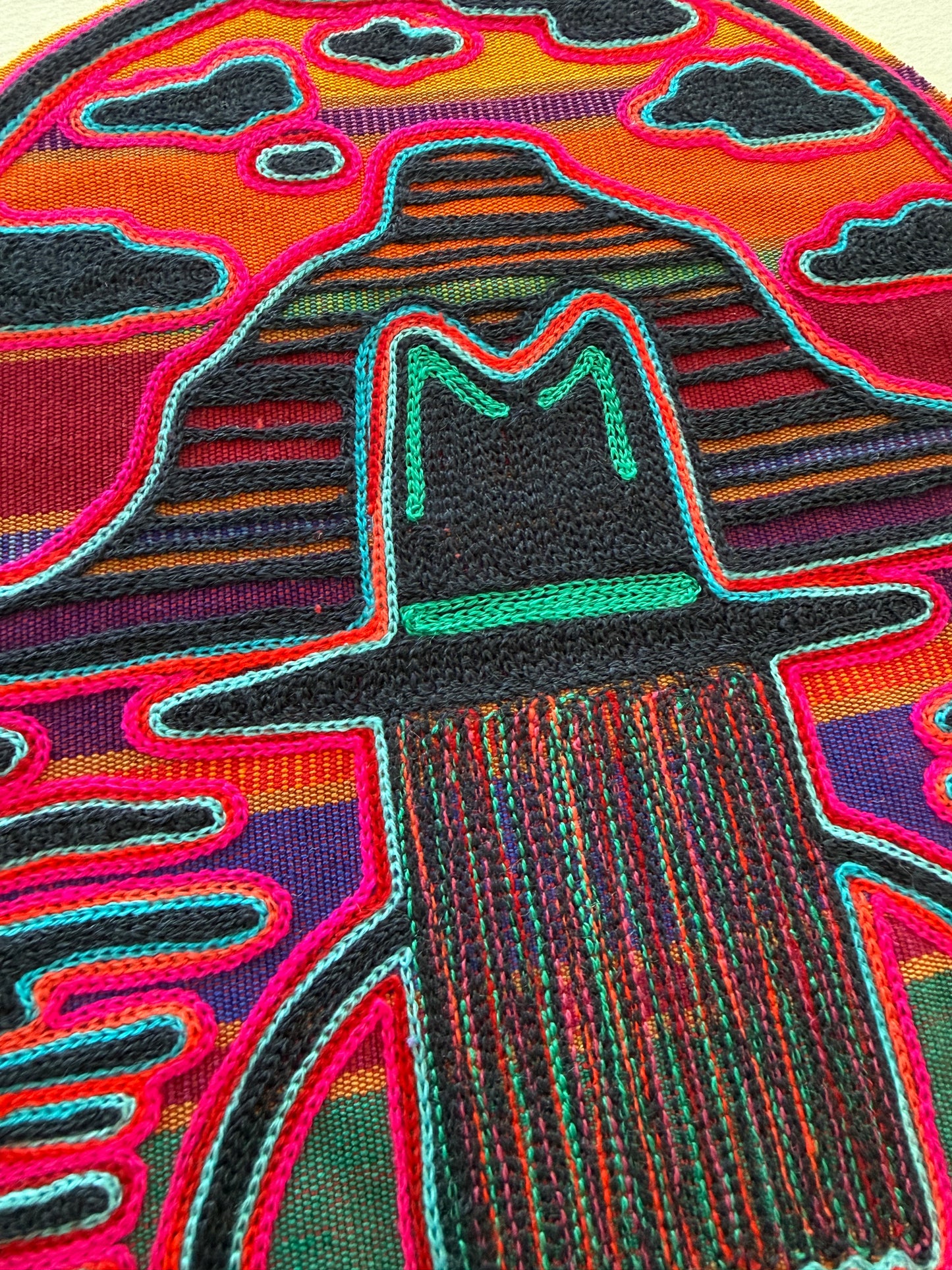 Sunset View Serape Backpatch 01