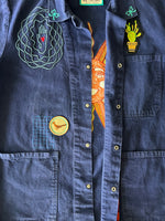 Vintage French Chore Coat - Big Happy Sun