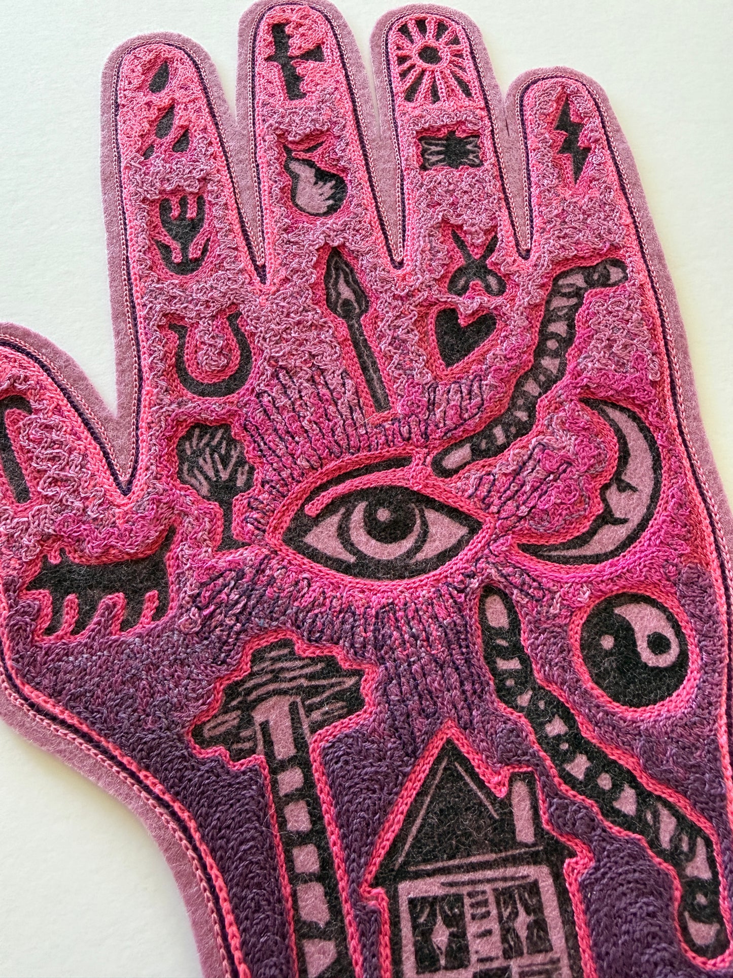 Magic Hand Backpatch Pink Purple