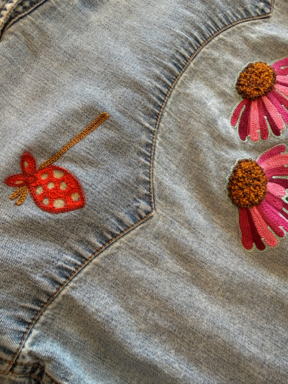 Vintage Denim Shirt - Coneflower 01