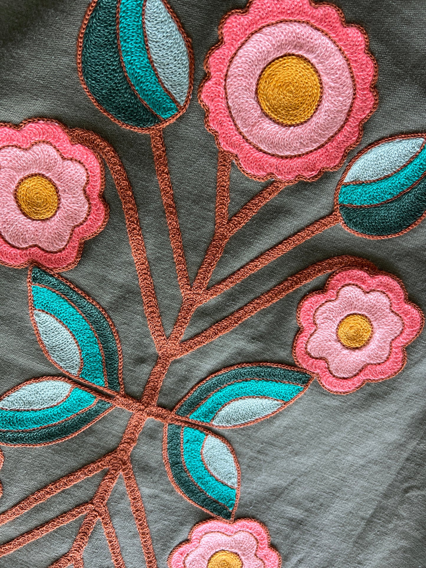Vintage Military Shirt - Bloom Button Cactus