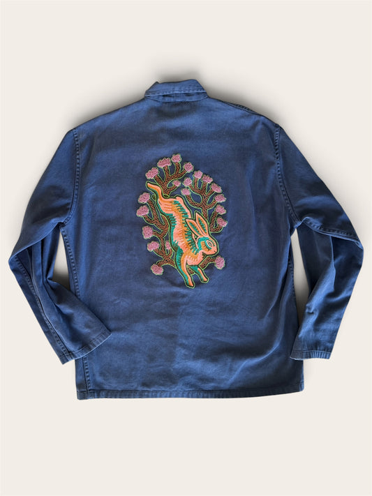Vintage Blue Chore Coat - Jackrabbit Thistle
