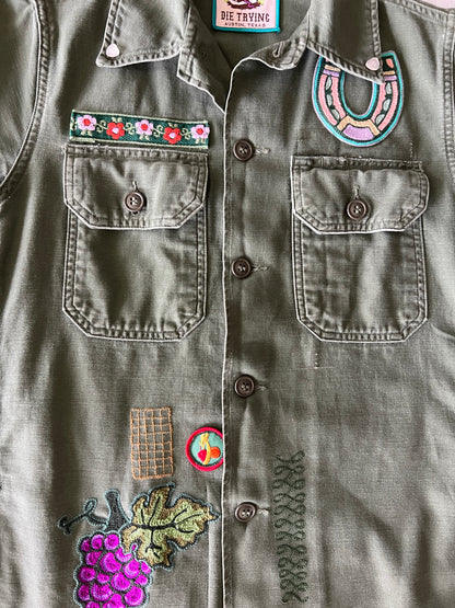 Vintage Military Shirt - Mirror Ponies