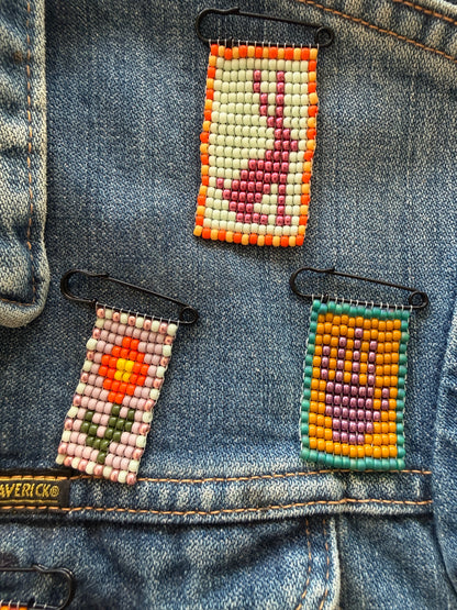 Handmade Beaded Broaches