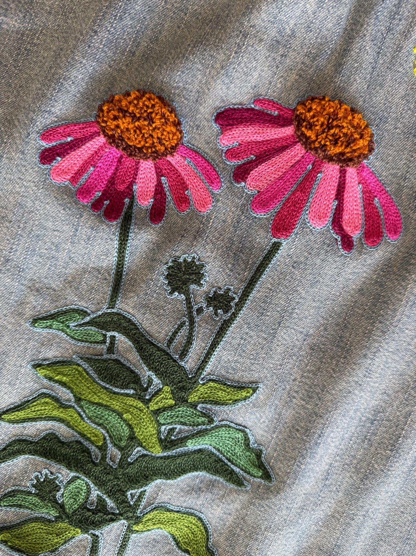Vintage Denim Shirt - Coneflower 02