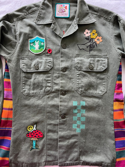 Vintage Military Shirt - Serape Sun