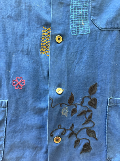 Vintage Chore Coat - Sunflowers
