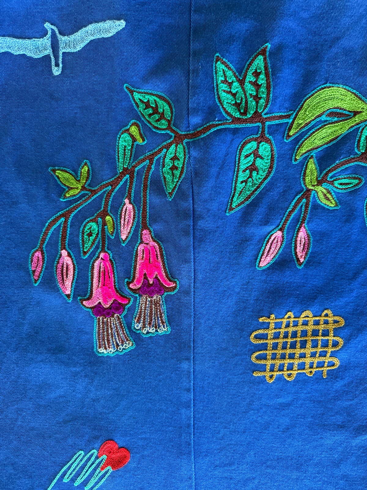 Vintage Blue Chore Coat - Collage