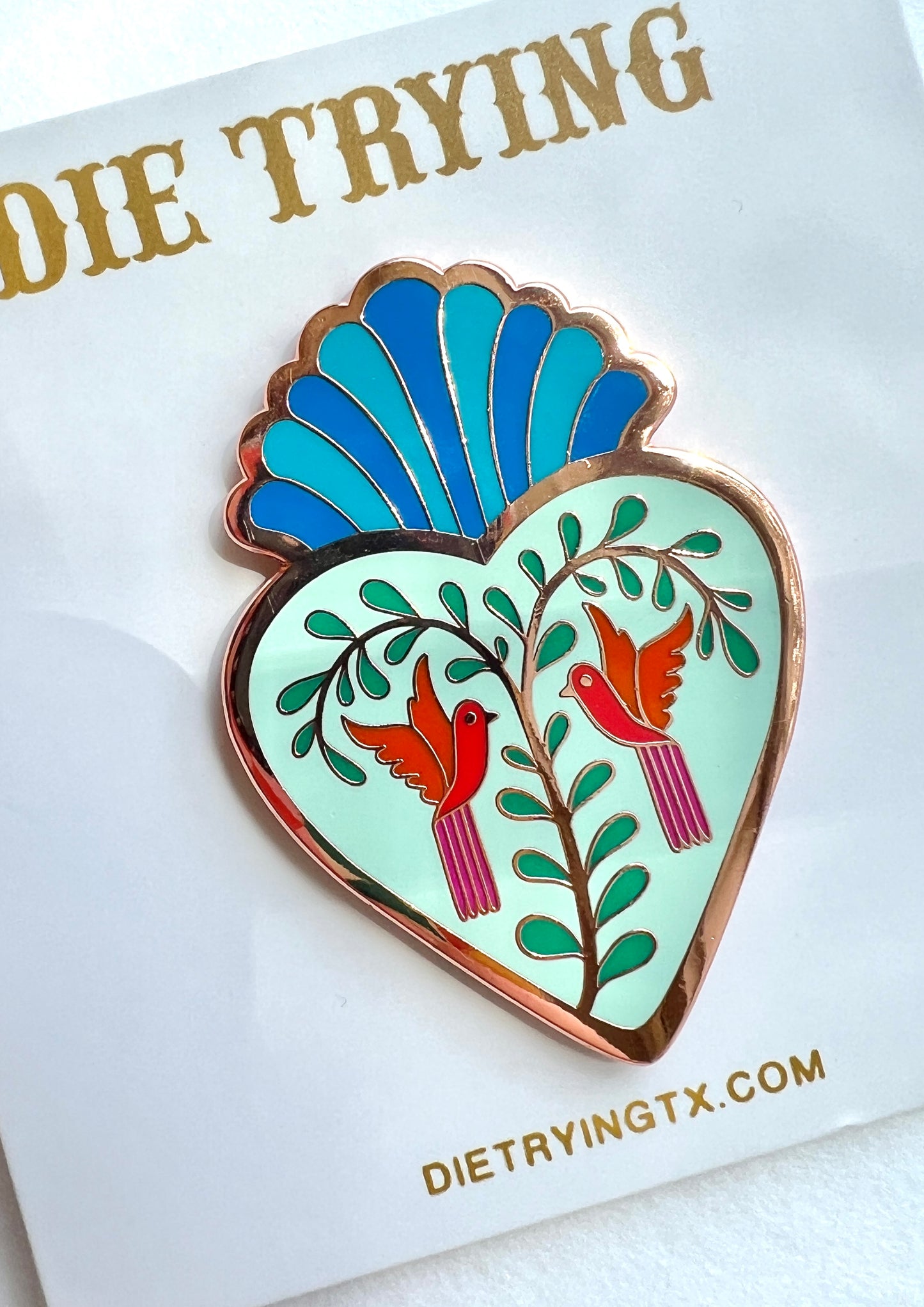 Love Birds Enamel Pin