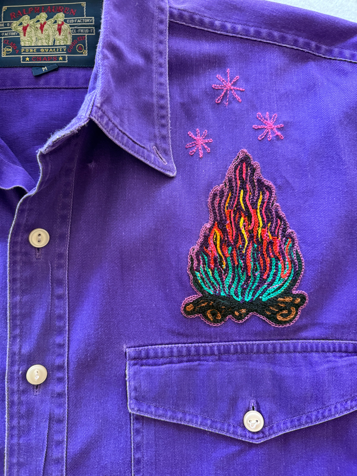 Vintage Ralph Lauren Button Down Shirt - Magic Hand