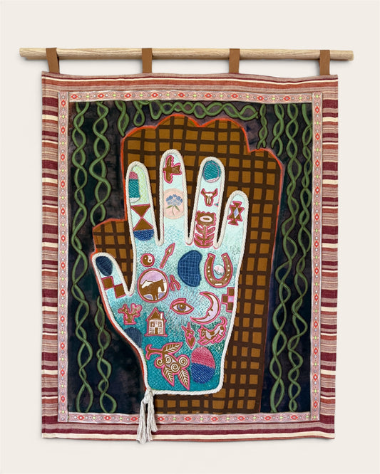 Magic Hand Mixed Media Wall Hanging 02