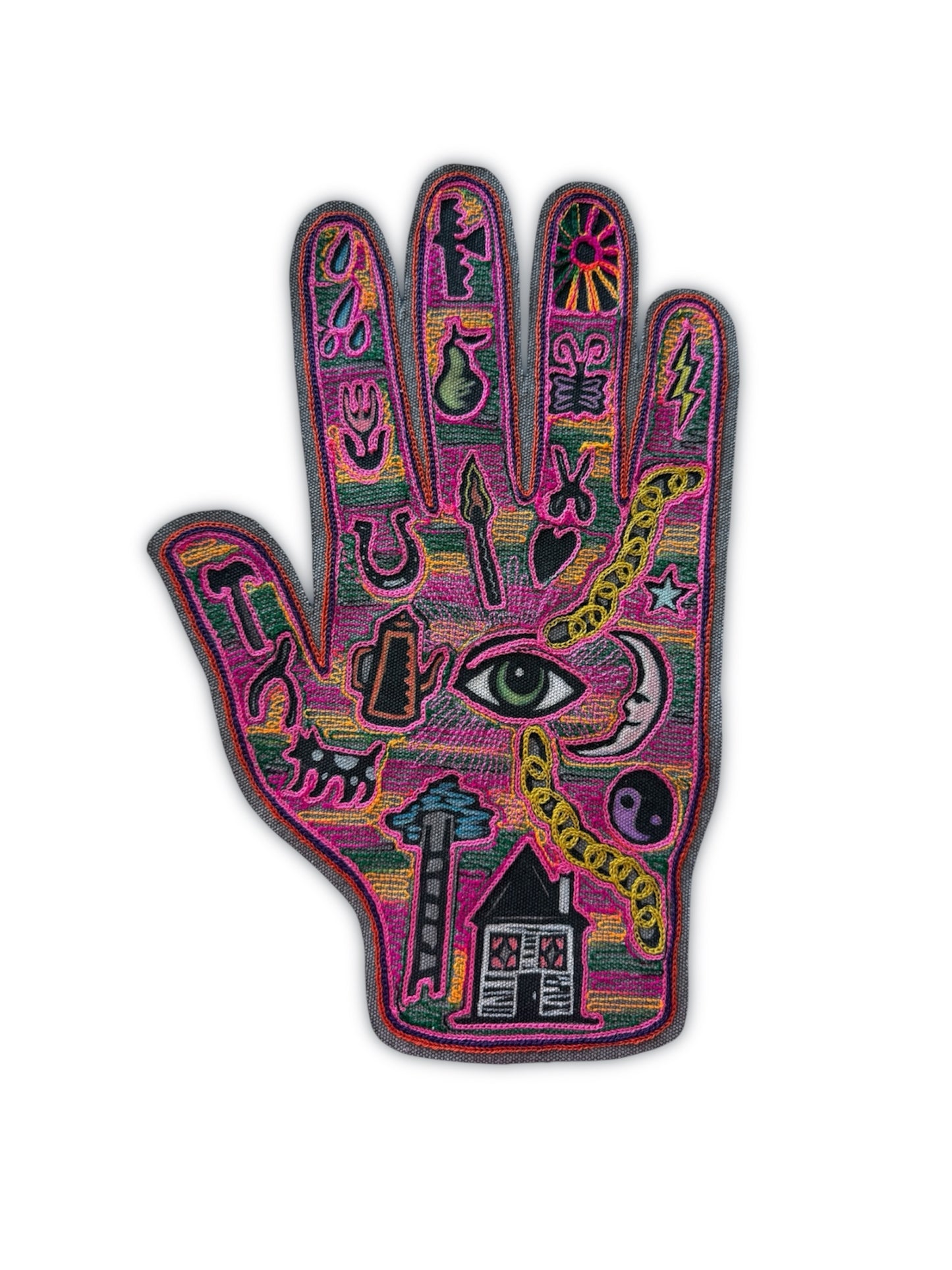 Magic Hand Backpatch - Neon Sunset