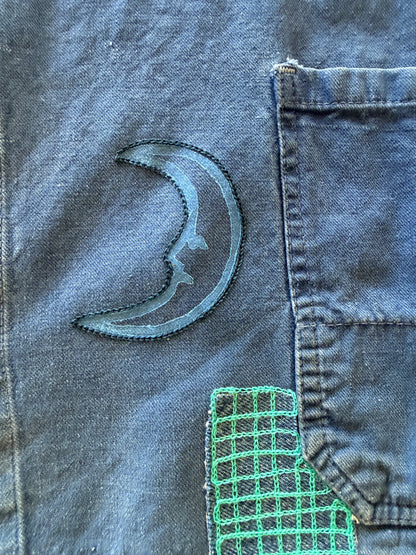 Vintage Embroidered French Chore Coat - Big Sun