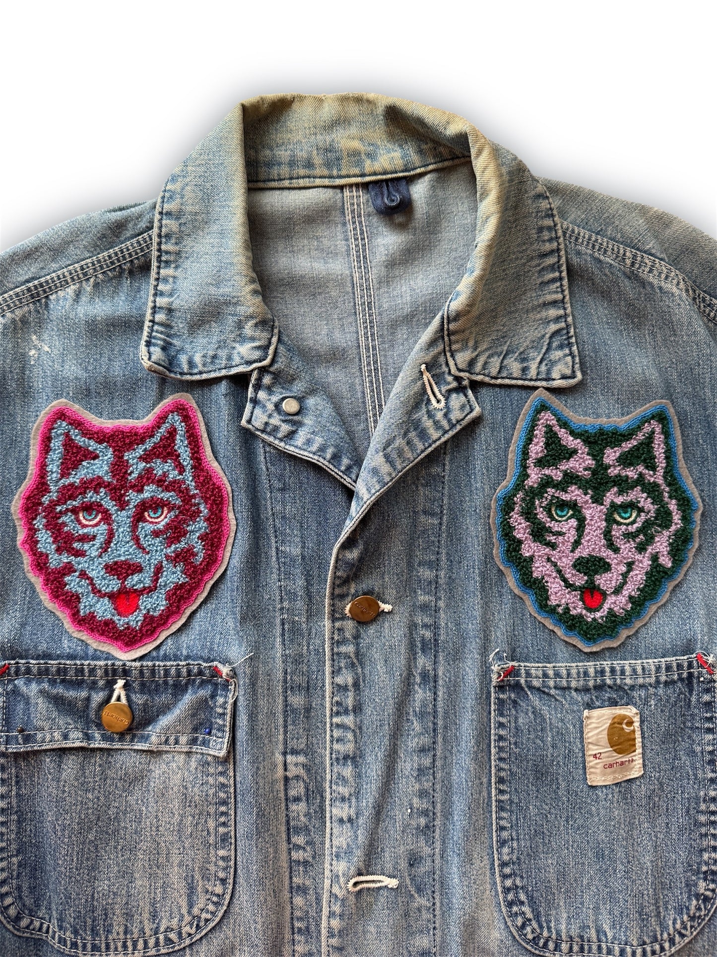 Weird Wolf Mascot Patch
