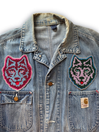 Weird Wolf Mascot Patch