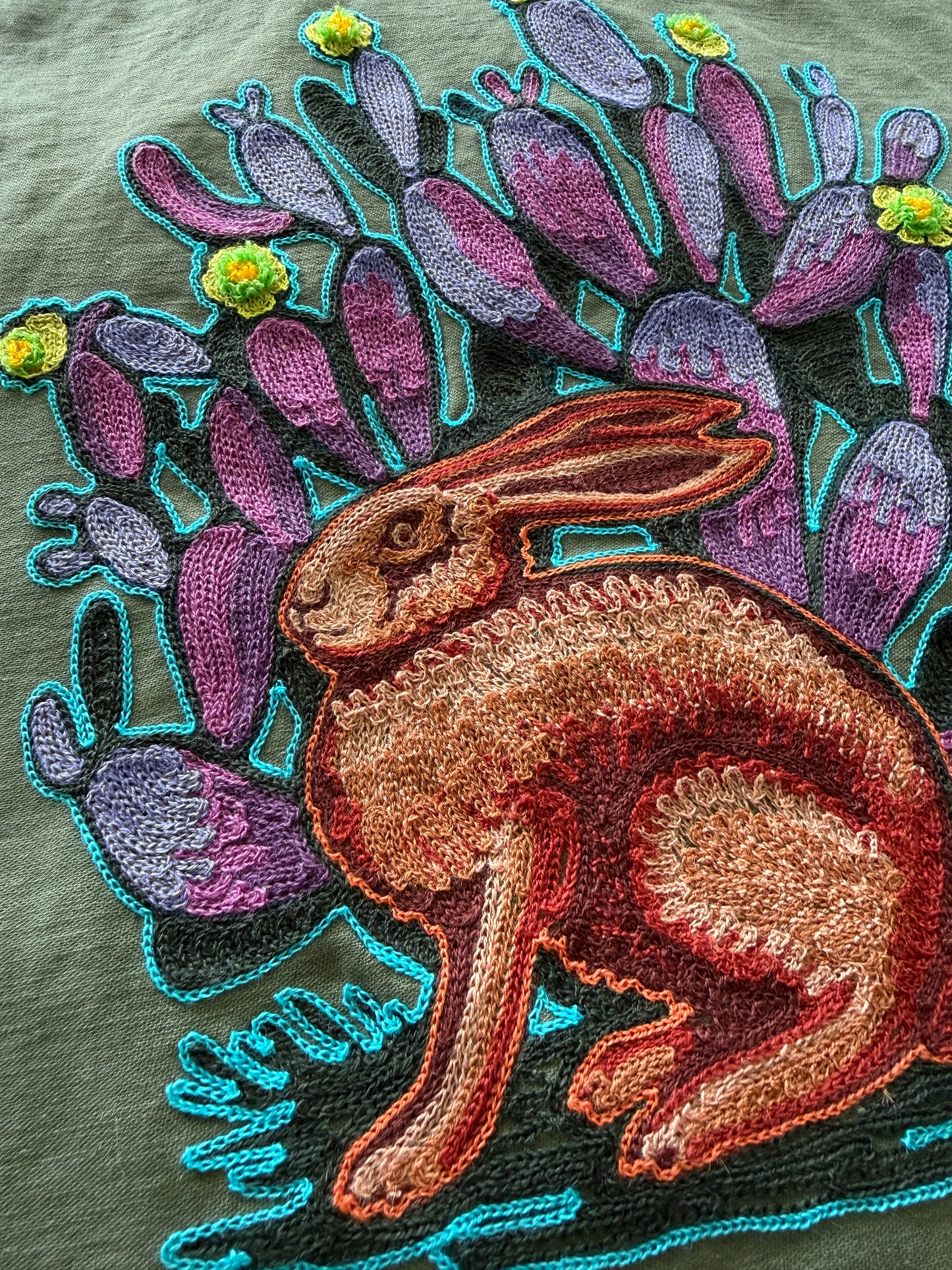 Vintage Military Shirt - Cactus Rabbit