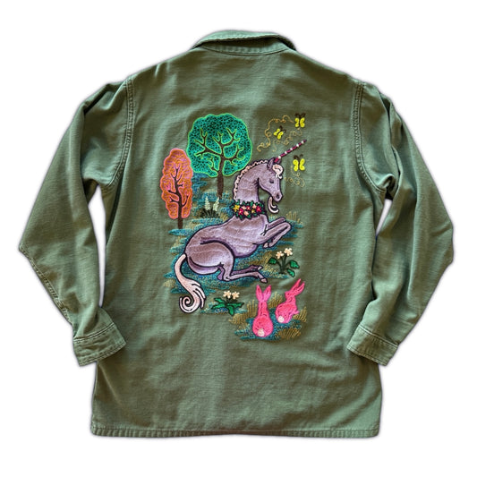 Vintage Military Shirt - Unicorn