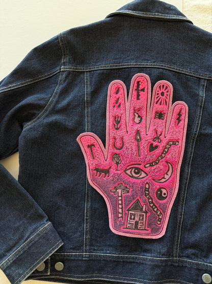 Magic Hand Backpatch Pink Purple