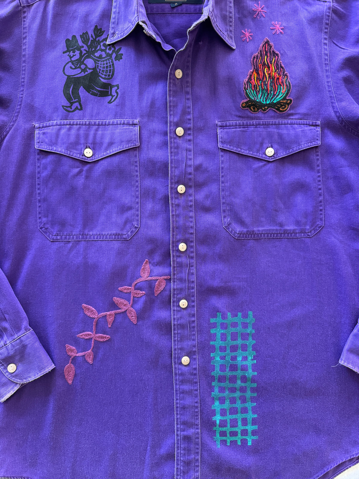 Vintage Ralph Lauren Button Down Shirt - Magic Hand